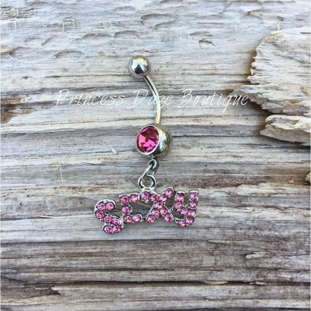 Pink Sexy Belly Button‎ Ring